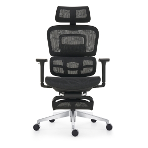 818A-L Full Mesh Chair with Footrest